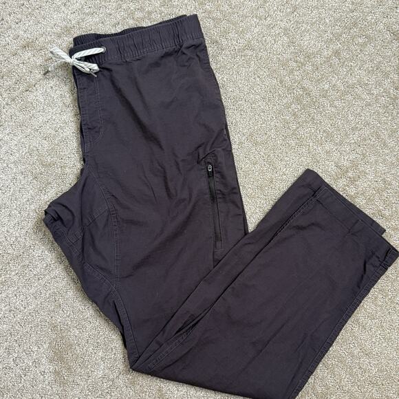 Vuori Climber Pants Mens XXL Charcoal Gray Slim Fit Ripstop Elastic Waist - Picture 14 of 16